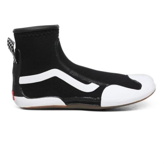 Vans Shoes | Surf Boot Mid Black-True White - Click Image to Close