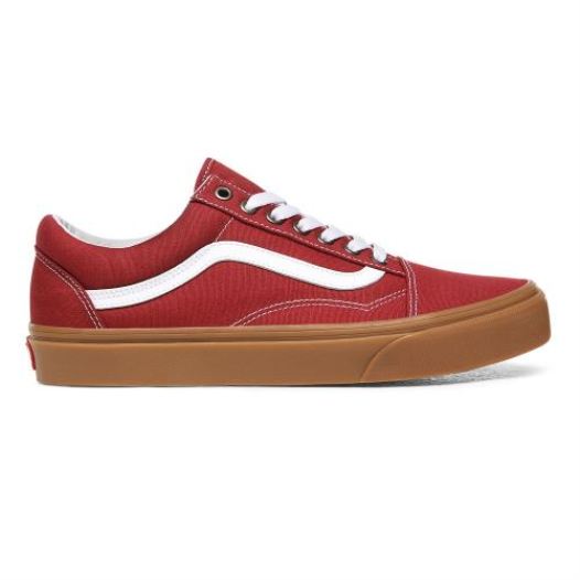 Vans Shoes | Gum Old Skool (Gum) Rosewood/True White - Click Image to Close