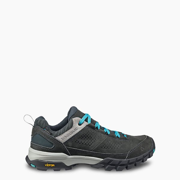 VASQUE SHOES TALUS AT LOW ULTRADRY WOMEN'S WATERPROOF HIKING SHOE IN GRAY/TEAL - Click Image to Close