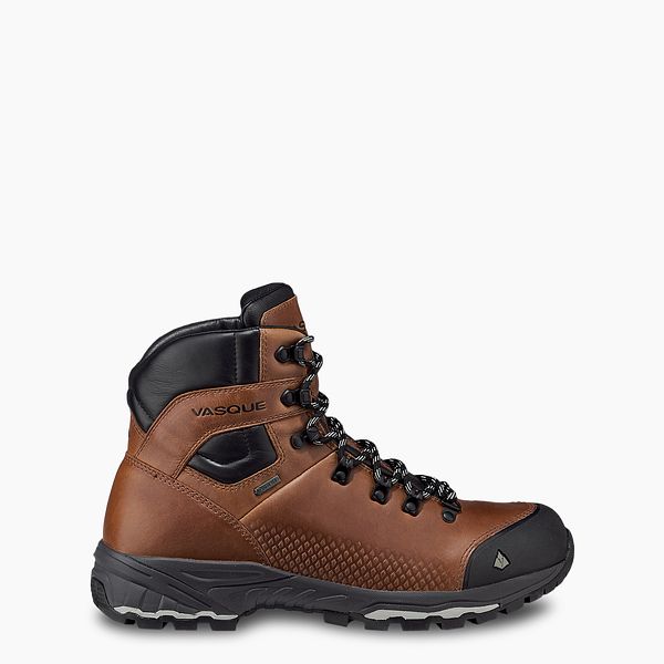 VASQUE SHOES ST. ELIAS FG GTX MEN'S WATERPROOF HIKING BOOT IN BROWN