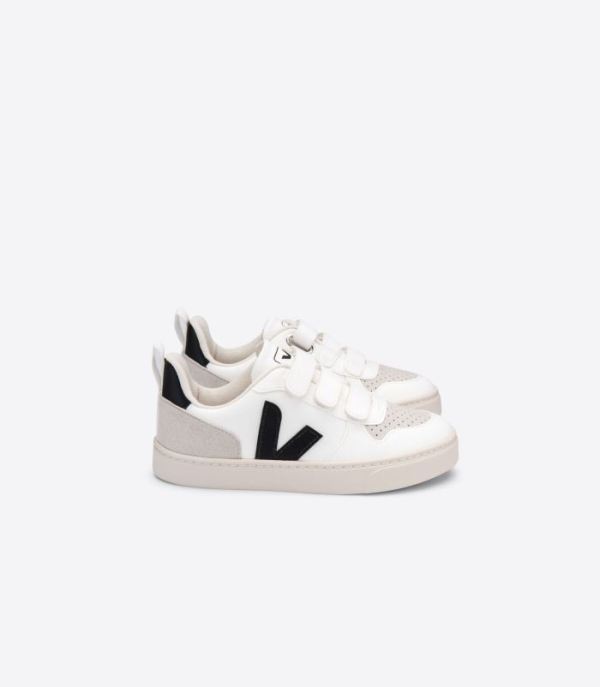 VEJA | KIDS V-10 CWL WHITE BLACK