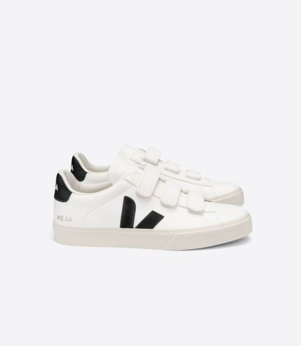 VEJA | MENS RECIFE CHROMEFREE WHITE BLACK - Click Image to Close