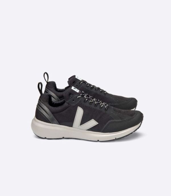 VEJA | WOMENS CONDOR 2 ALVEOMESH BLACK OXFORD-GREY SOLE