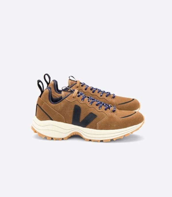 VEJA | WOMENS VENTURI SUEDE BROWN BLACK - Click Image to Close