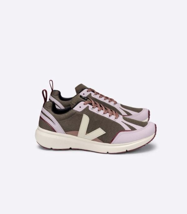 VEJA | WOMENS CONDOR 2 ALVEOMESH KAKI PIERRE PARME - Click Image to Close