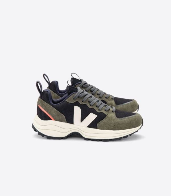 VEJA | WOMENS VENTURI B-MESH BLACK OLIVE PIERRE