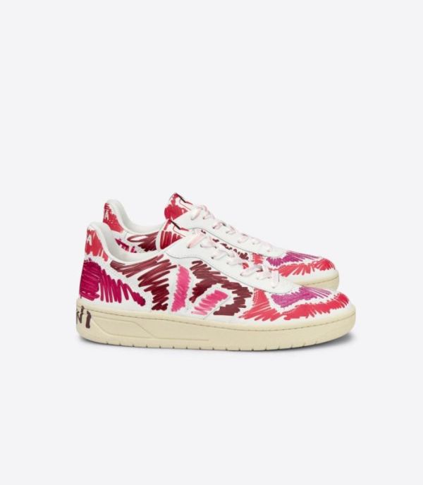 VEJA | WOMENS V-10 LEATHER VEJA X MARNI MARSALA - Click Image to Close