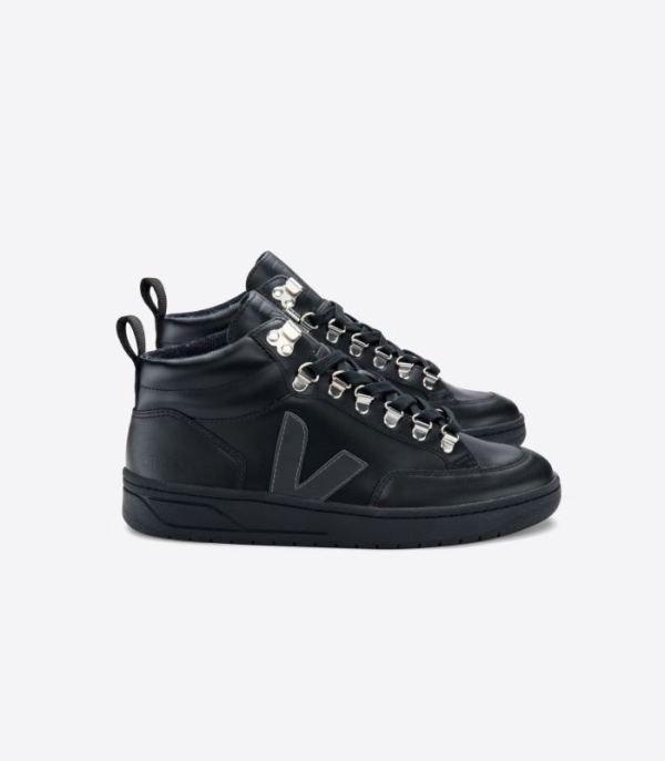 VEJA | WOMENS VSTORE RORAIMA LEATHER BLACK GRAFITE BLACK-SOLE