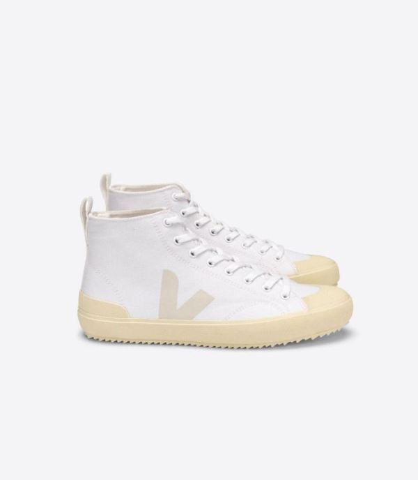 VEJA | MENS NOVA HT CANVAS WHITE BUTTER-SOLE - Click Image to Close