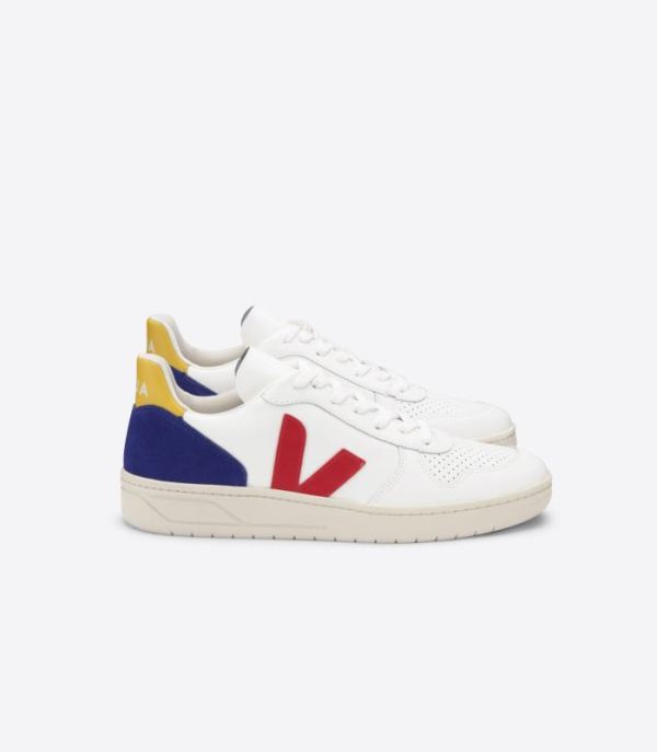 VEJA | WOMENS VSTORE V-10 LEATHER PEKIN COBALT TONIC - Click Image to Close