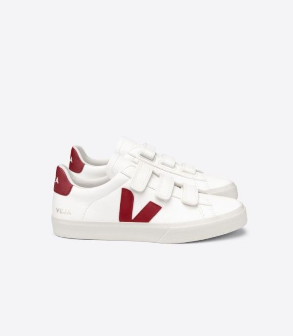 VEJA | MENS RECIFE CHROMEFREE LEATHER WHITE MARSALA