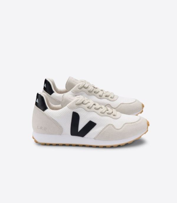 VEJA | MENS SDU REC ALVEOMESH WHITE BLACK NATURAL