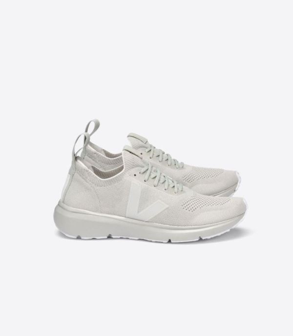 VEJA | WOMENS RUNNER STYLE 2 V-KNIT VEJA X RICK-OWENS OYSTER - Click Image to Close