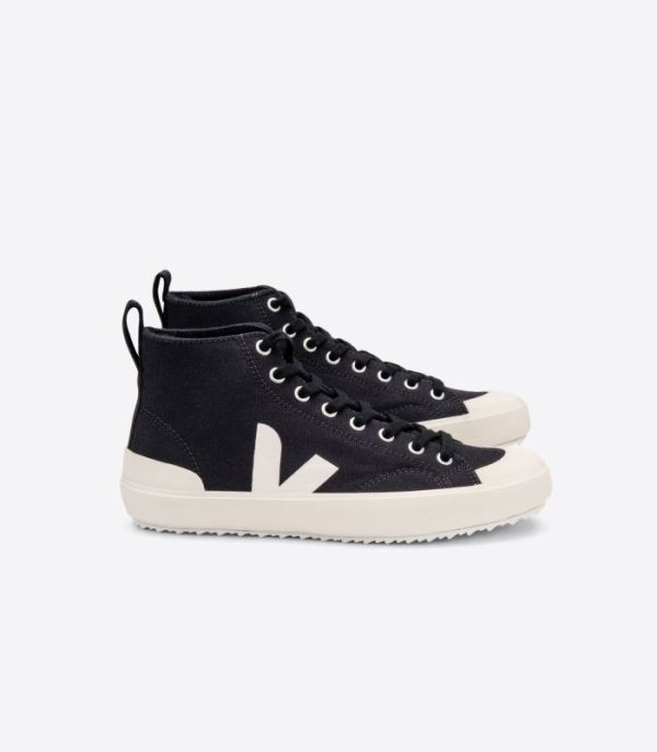 VEJA | WOMENS NOVA HT CANVAS BLACK PIERRE - Click Image to Close