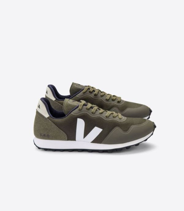 VEJA | MENS SDU B-MESH OLIVE WHITE NATURAL - Click Image to Close