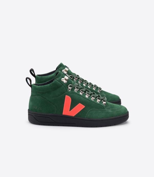 VEJA | WOMENS VSTORE RORAIMA SUEDE CYPRUS ORANGE-FLUO - Click Image to Close