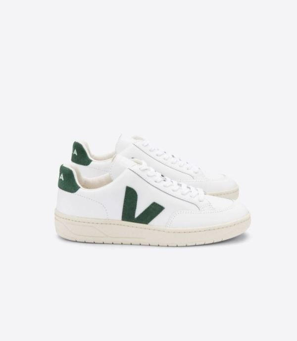 VEJA | WOMENS V-12 LEATHER EXTRA WHITE CYPRUS - Click Image to Close