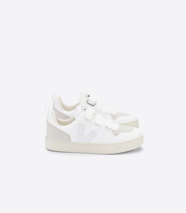 VEJA | KIDS V-10 CWL WHITE NATURAL - Click Image to Close