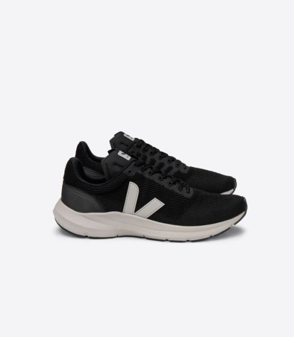 VEJA | WOMENS MARLIN V-KNIT BLACK OXFORD GREY - Click Image to Close