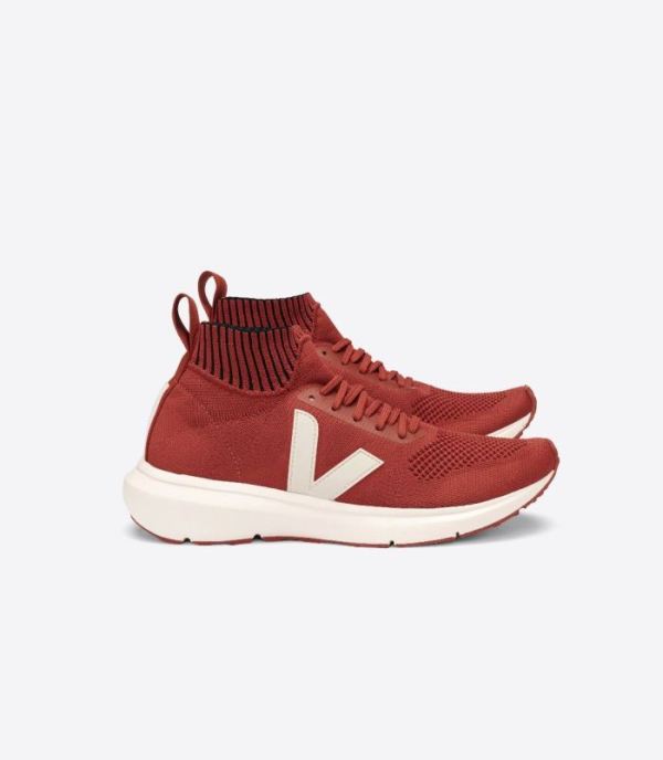 VEJA | WOMENS V-KNIT VEJA X RICK OWENS MID RUST - Click Image to Close