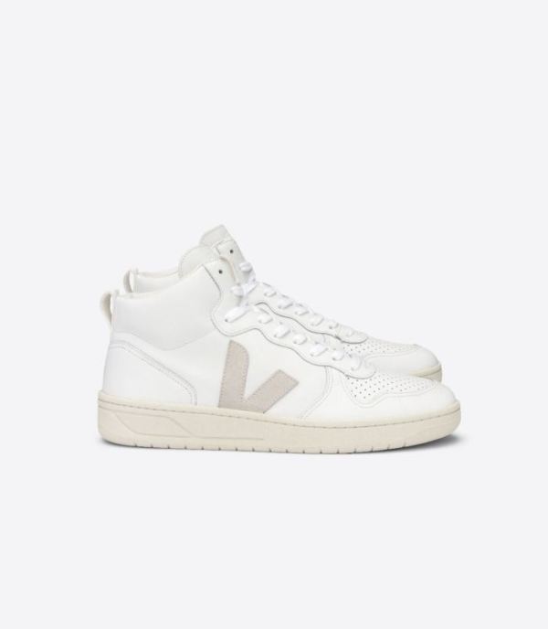 VEJA | MENS V-15 LEATHER WHITE - Click Image to Close