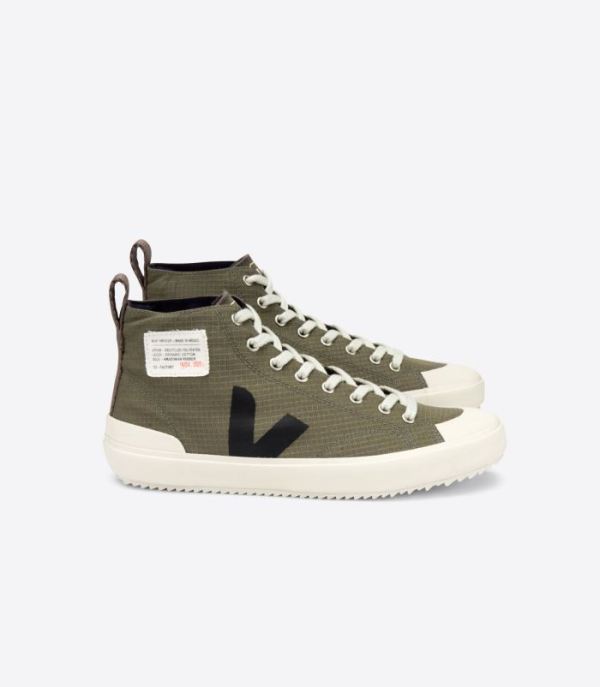 VEJA | WOMENS NOVA HL RIPSTOP KAKI BLACK - Click Image to Close