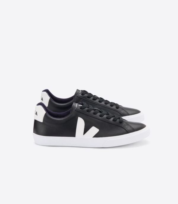 VEJA | WOMENS VSTORE ESPLAR LEATHER BLACK WHITE WHITE-SOLE