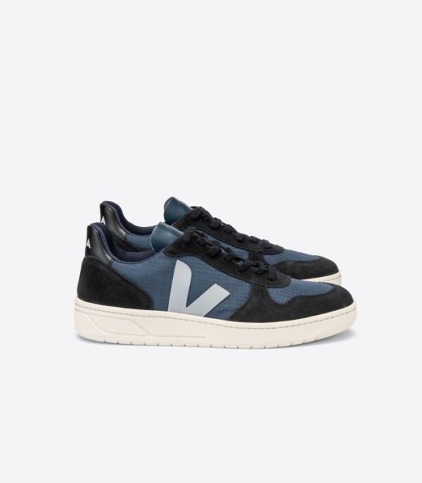 VEJA | WOMENS V-10 RIPSTOP NAUTICO OXFORD GREY BLACK