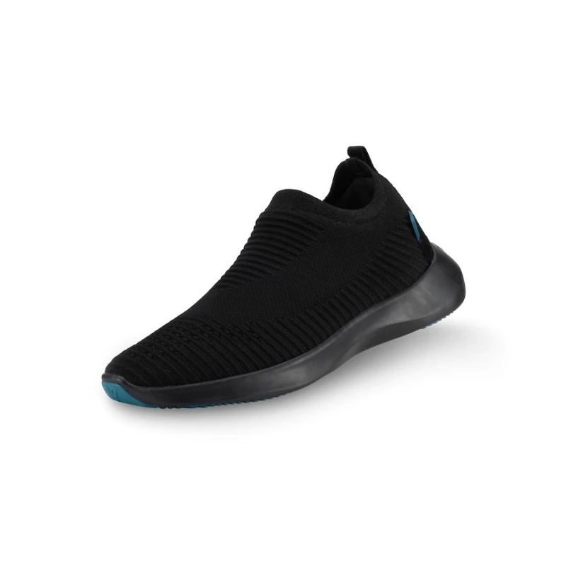 VESSI | MEN'S EVERYDAY MOVE SLIP-ONS-ONYX BLACK ON BLACK