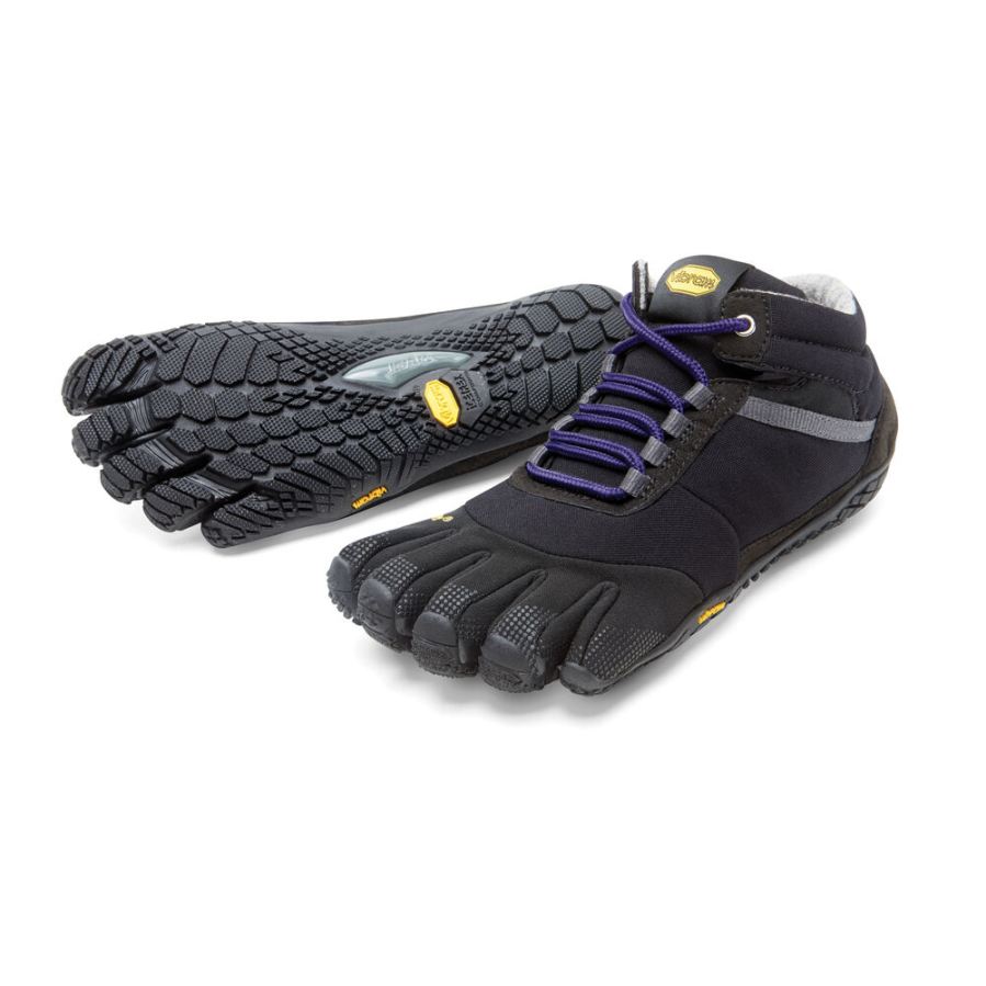 Vibram Boots Trek Ascent Insulated Black / Purple - Click Image to Close