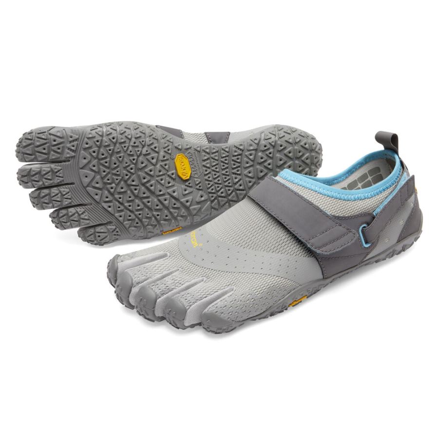 Vibram Boots V-Aqua Women's Light Grey / Blue