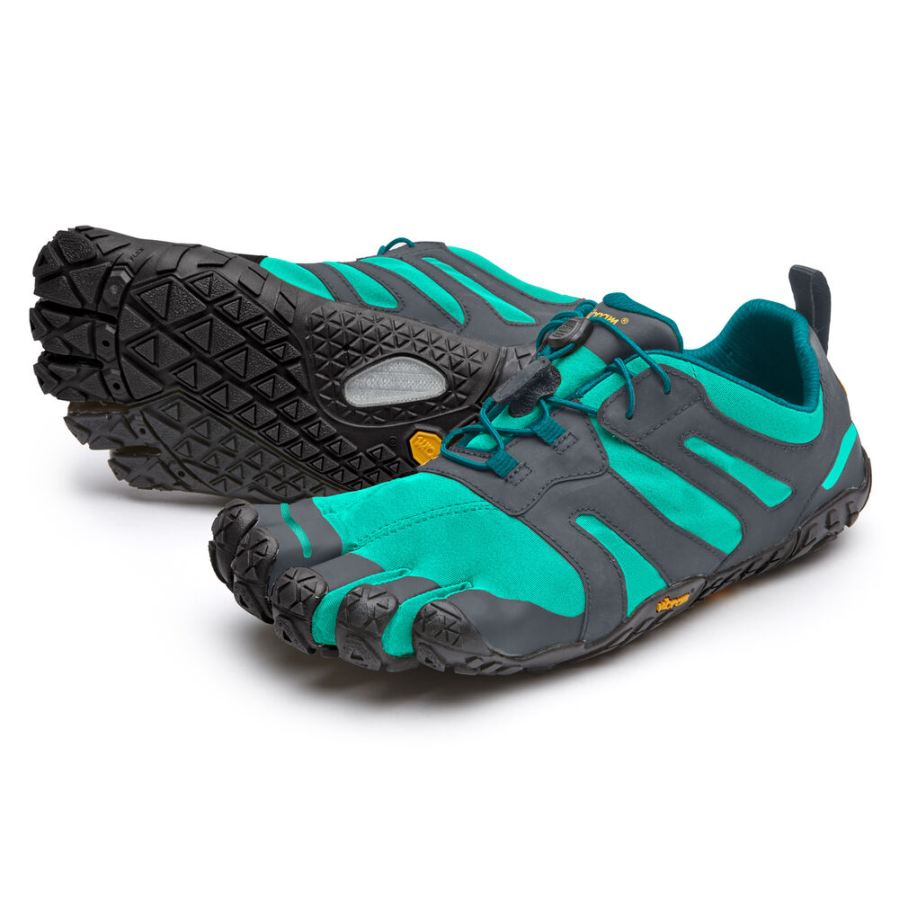 Vibram Boots V-Trail 2.0 Women's Blue / Green - Click Image to Close