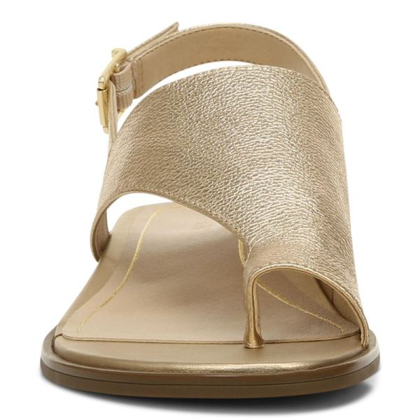 Vionic - Women's Ella Sandal - Gold Metallic - Click Image to Close