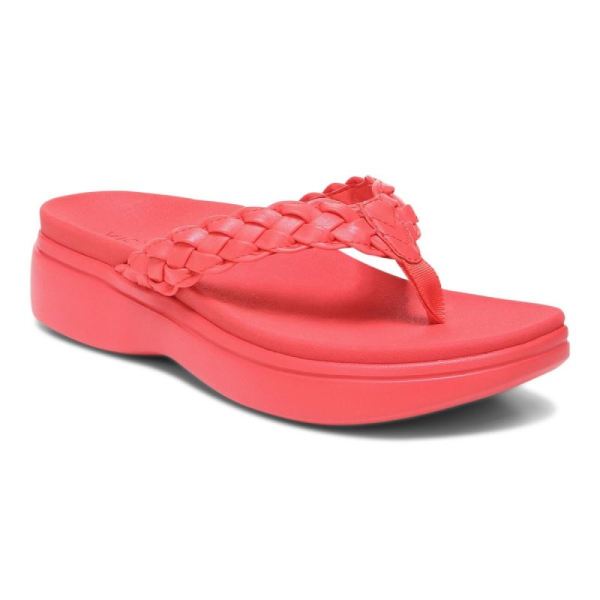 Vionic - Women's Kenji Platform Sandal - Poppy