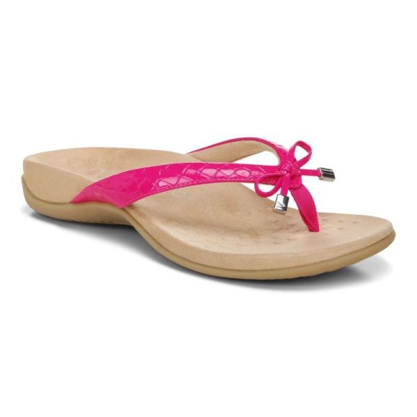 Vionic - Women's Bella Toe Post Sandal - Dragon Fruit