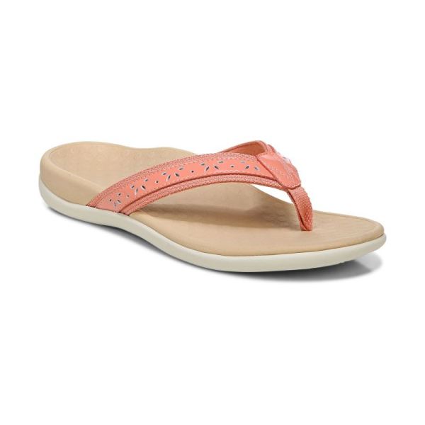 Vionic - Women's Casandra Toe Post Sandal - Terra Cotta