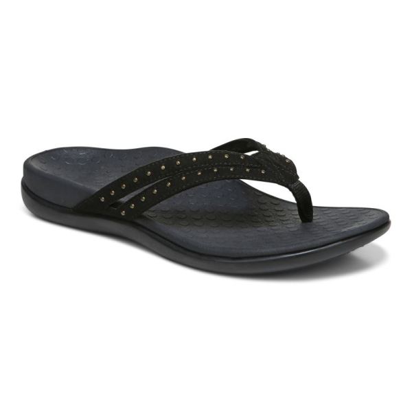 Vionic - Women's Tasha Toe Post Sandal - Black