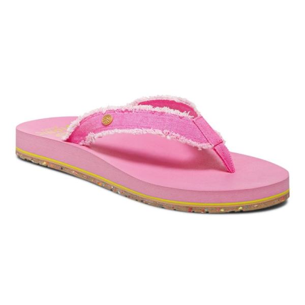 Vionic - Women's Unwind Toe Post Sandal - Bubblegum - Click Image to Close