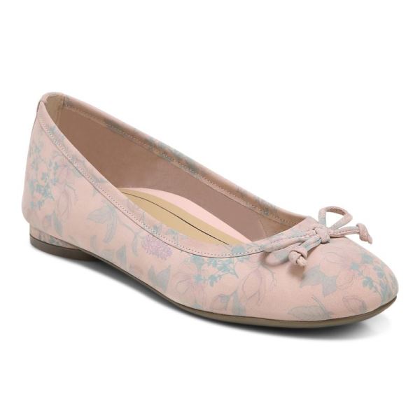 Vionic - Women's Callisto Flat - Peach Botanical - Click Image to Close