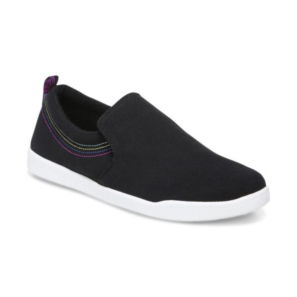 Vionic - Women's Marshall Slip On - Black Canvas - Click Image to Close