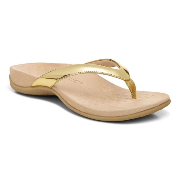 Vionic - Women's Dillon Toe Post Sandal - Gold