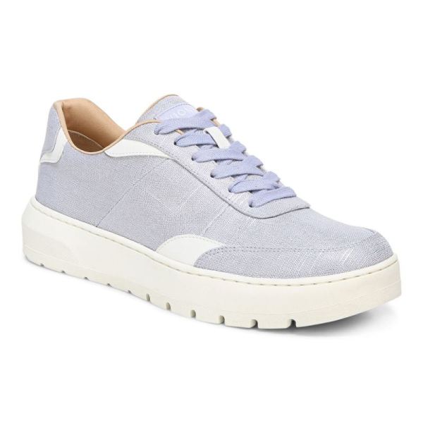 Vionic - Women's Elsa Sneaker - Blue Haze Linen - Click Image to Close