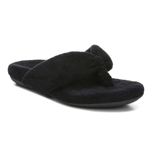 Vionic - Women's Lydia Slipper - Black - Click Image to Close