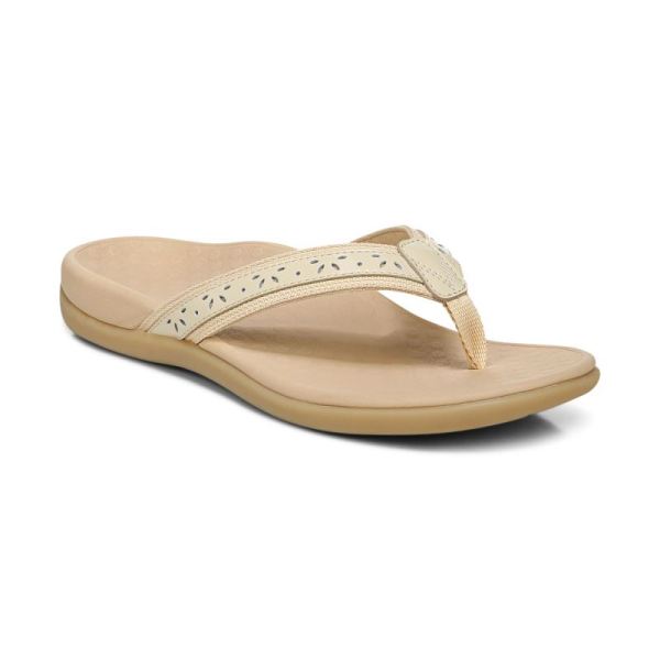 Vionic - Women's Casandra Toe Post Sandal - Semolina