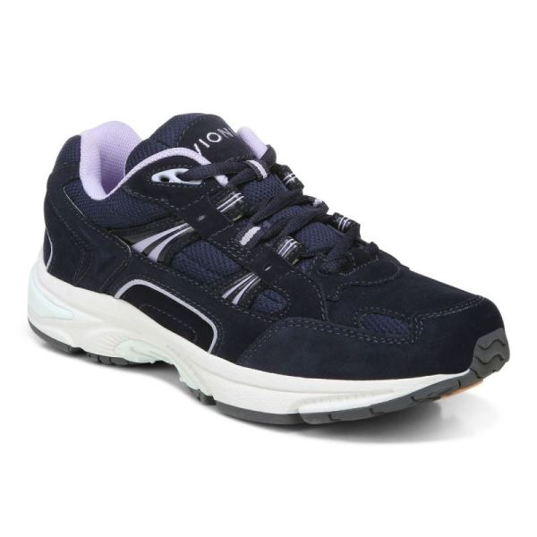 Vionic - Women's Walker Classic - Navy Purple Heather - Click Image to Close