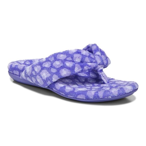 Vionic - Women's Lydia Slipper - Amethyst Leopard - Click Image to Close