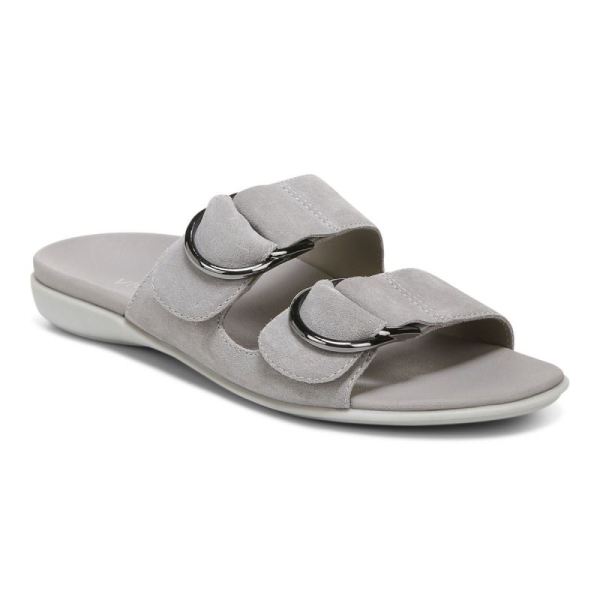 Vionic - Women's Corlee Slide Sandal - Light Grey