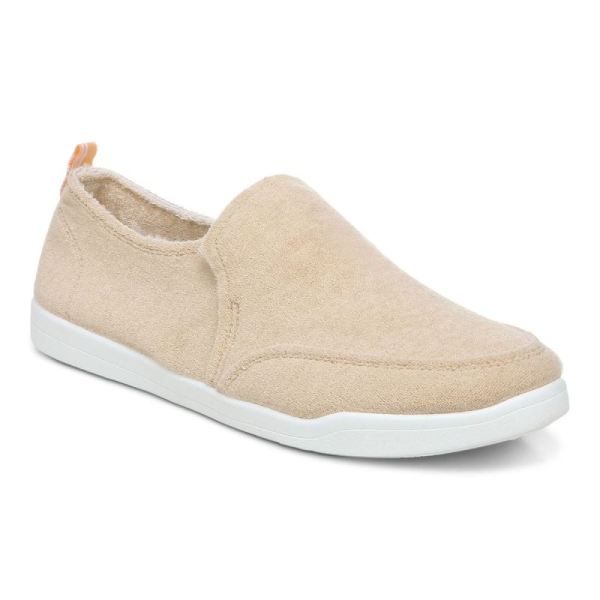 Vionic - Women's Malibu Slip On - Semolina Terry - Click Image to Close