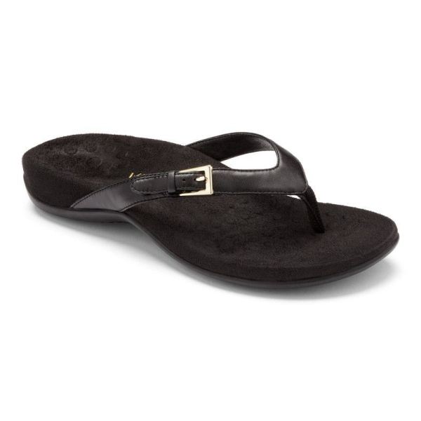 Vionic - Women's Kelby Toe Post Sandal - Black