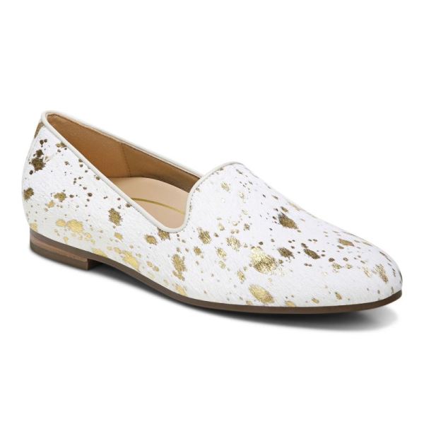 Vionic - Women's Willa Slip on Flat - Gold - Click Image to Close